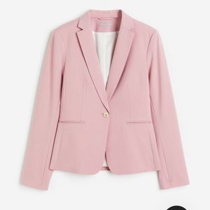 H&M fitted blazer pink with tags